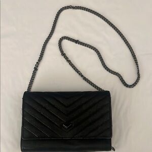 Botkier Black Quilted Chain Bag